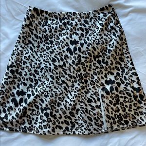 princess polly mini skirt in cheetah print